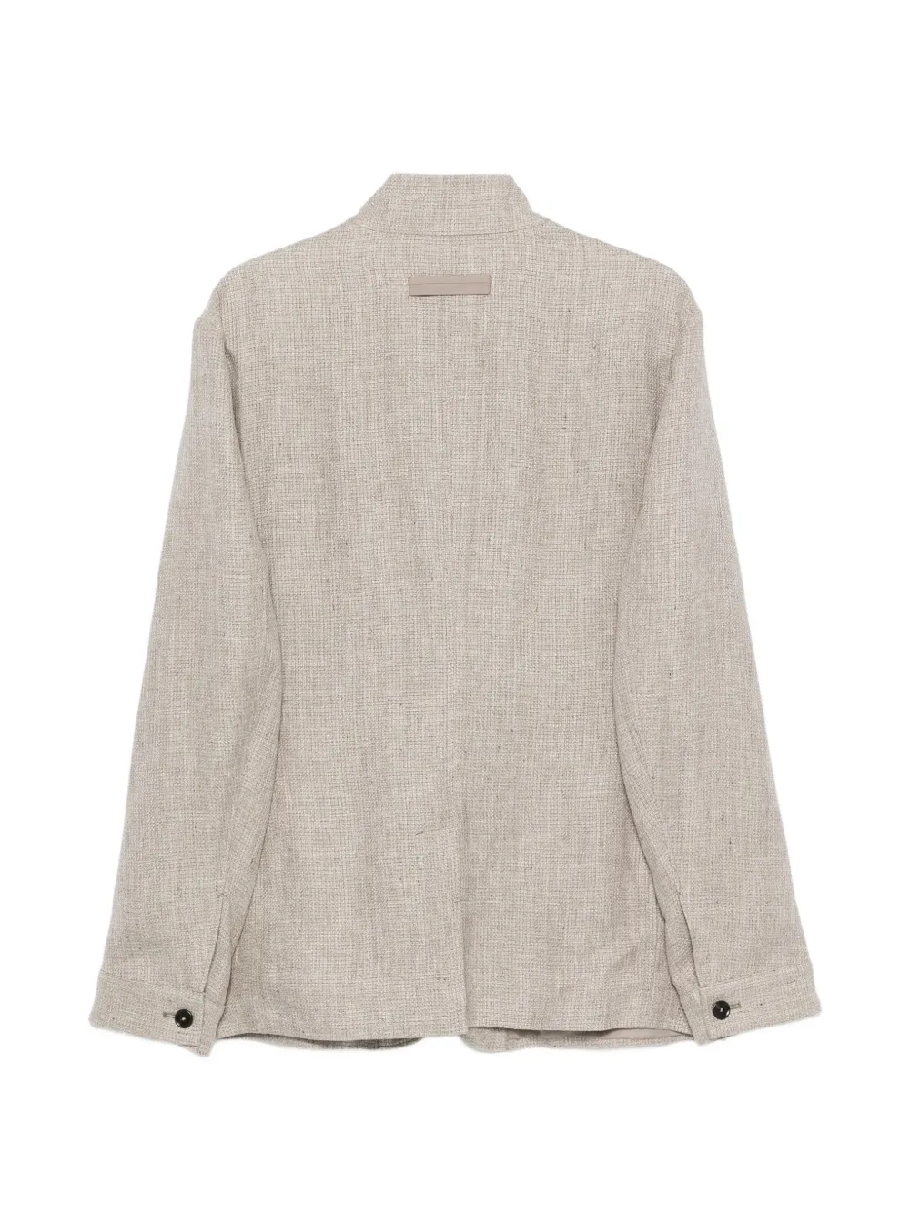 Zegna Button-up jack Beige