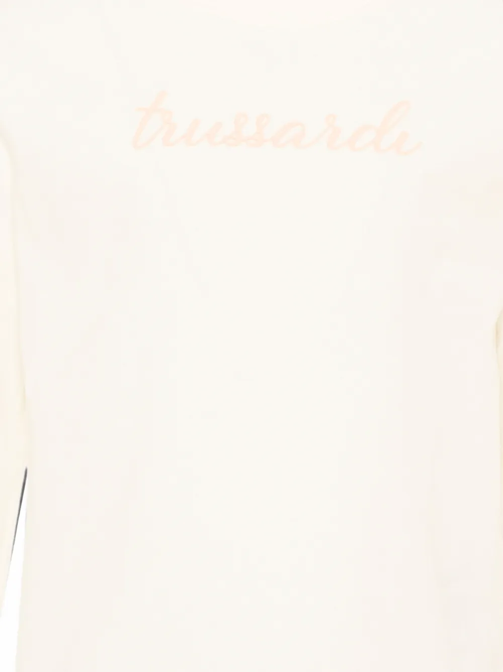 TRUSSARDI JUNIOR T-shirt met lange mouwen en logo-print Wit