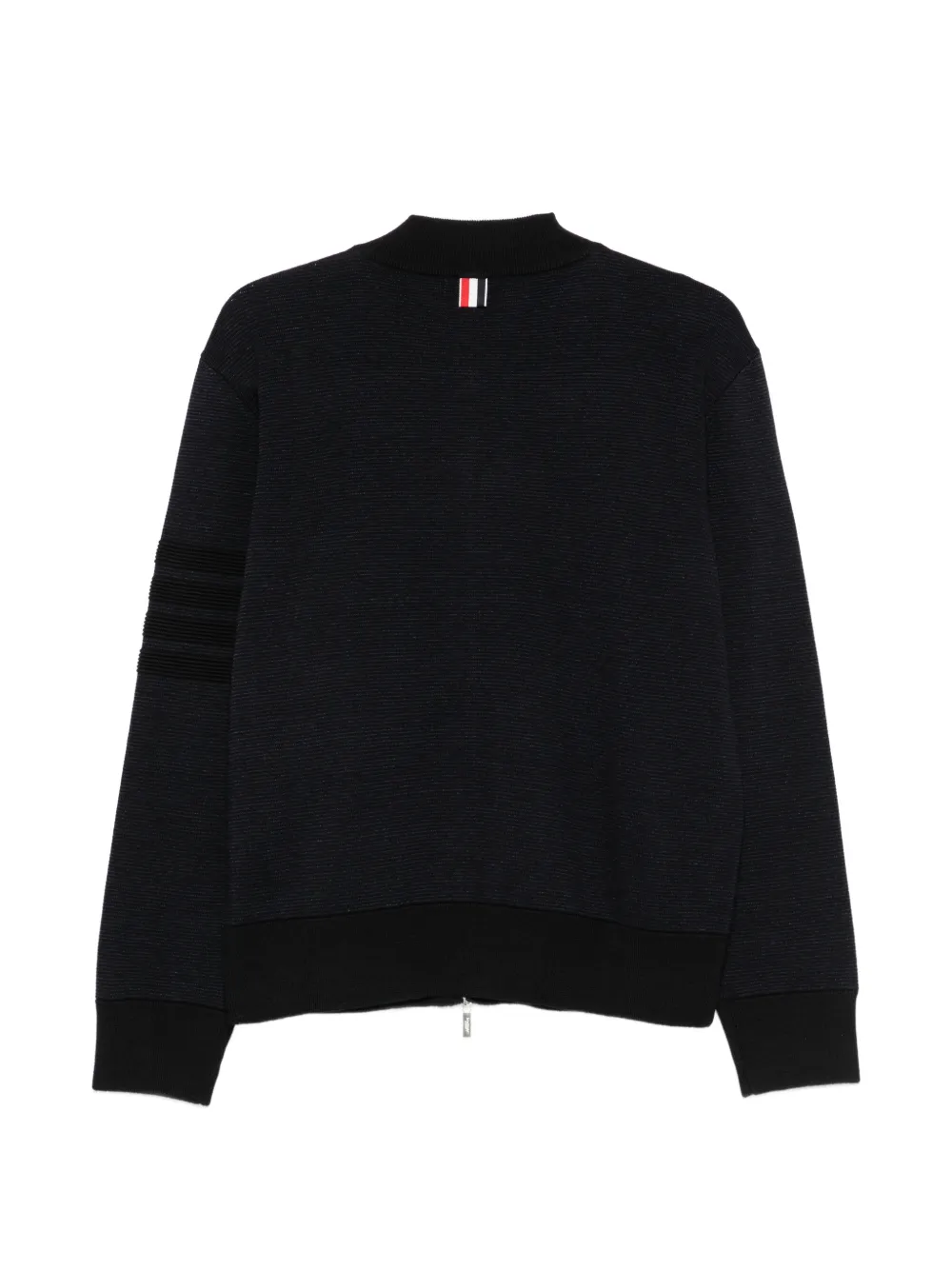 Thom Browne 4-Bar vest met rits Blauw