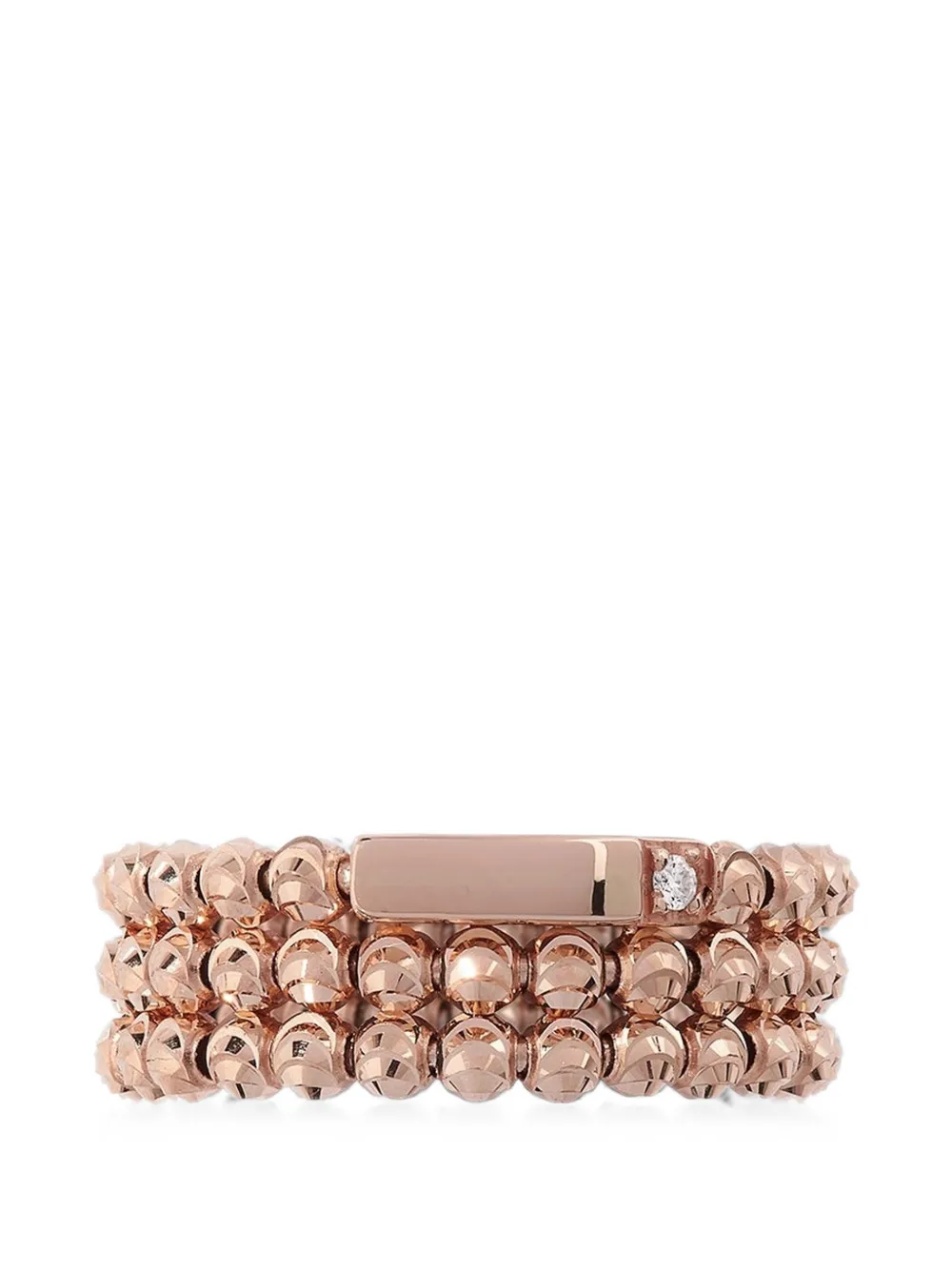 Officina Bernardi Moon Ring mit Diamant - Rosa