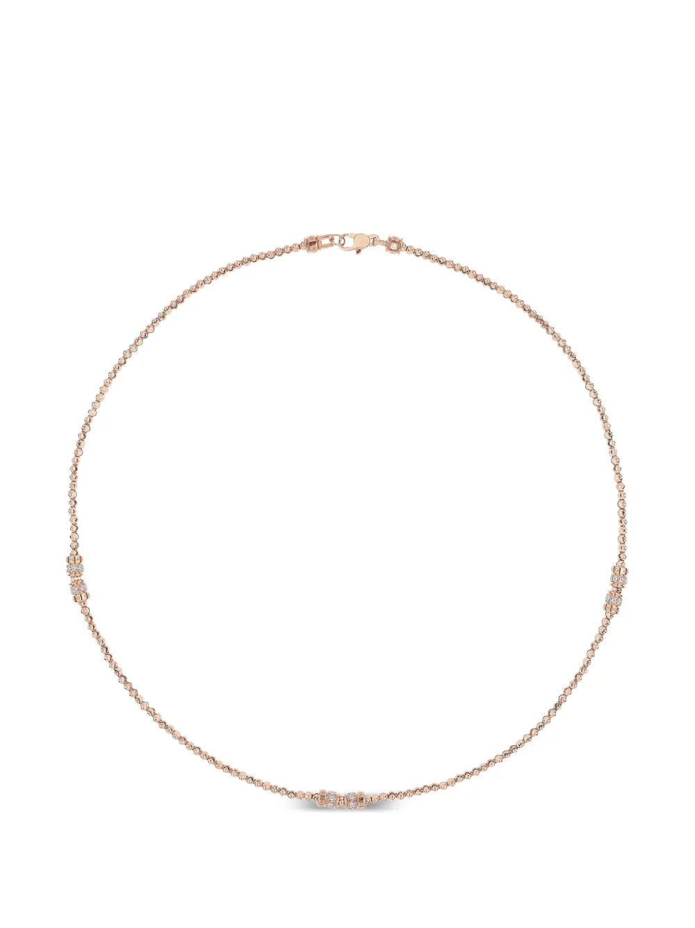 Officina Bernardi Moon Halskette mit Diamant - Rosa