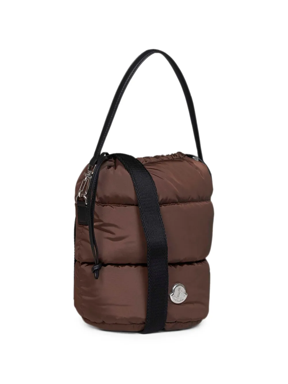Moncler Gewatteerde bucket-tas Bruin