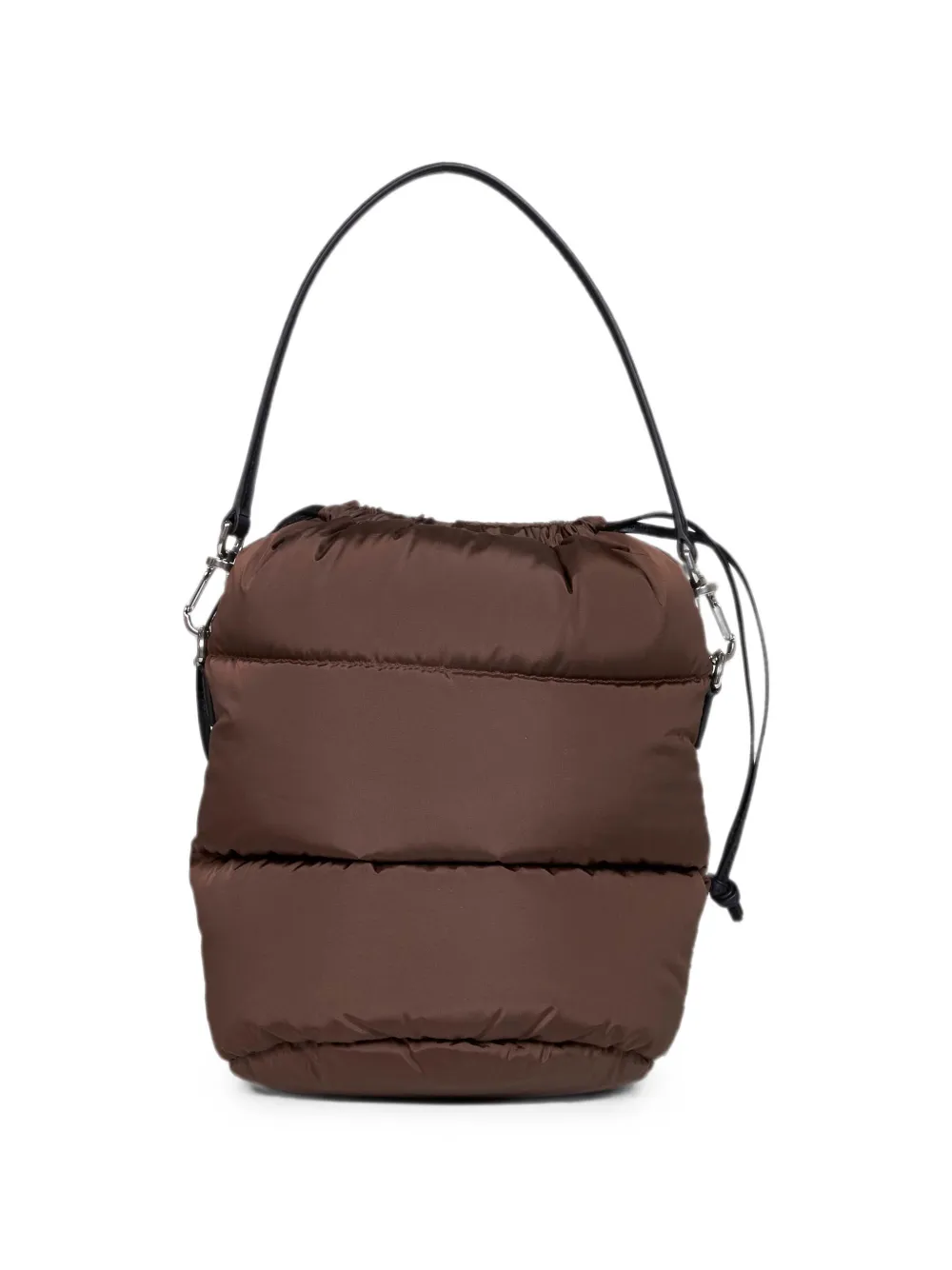 Moncler Gewatteerde bucket-tas Bruin