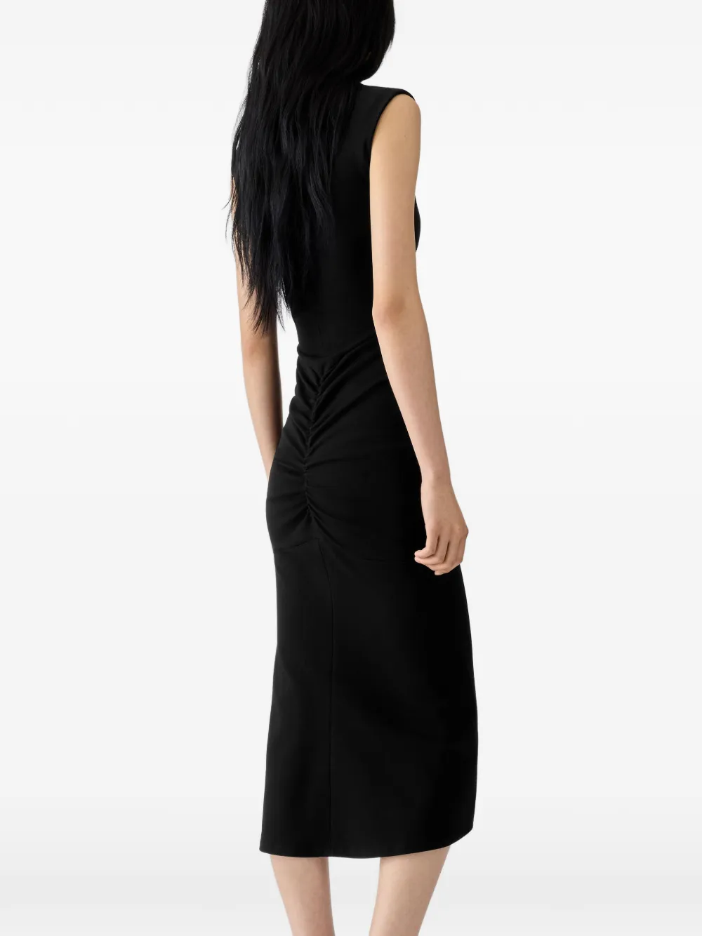 Jacquemus De Alba midi-jurk Zwart