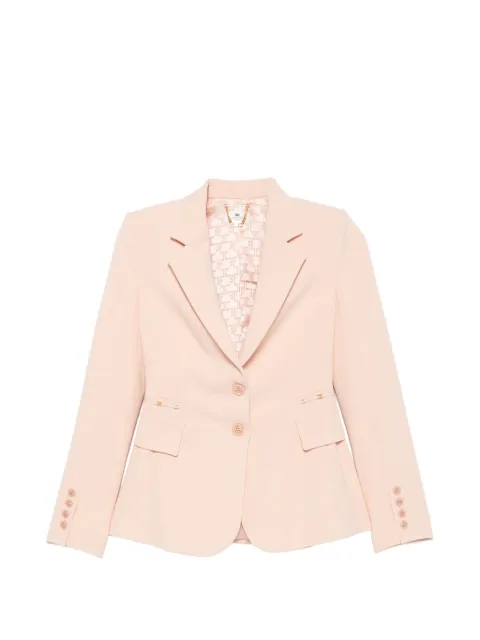 Elisabetta Franchi blazer con solapa de pico y botones
