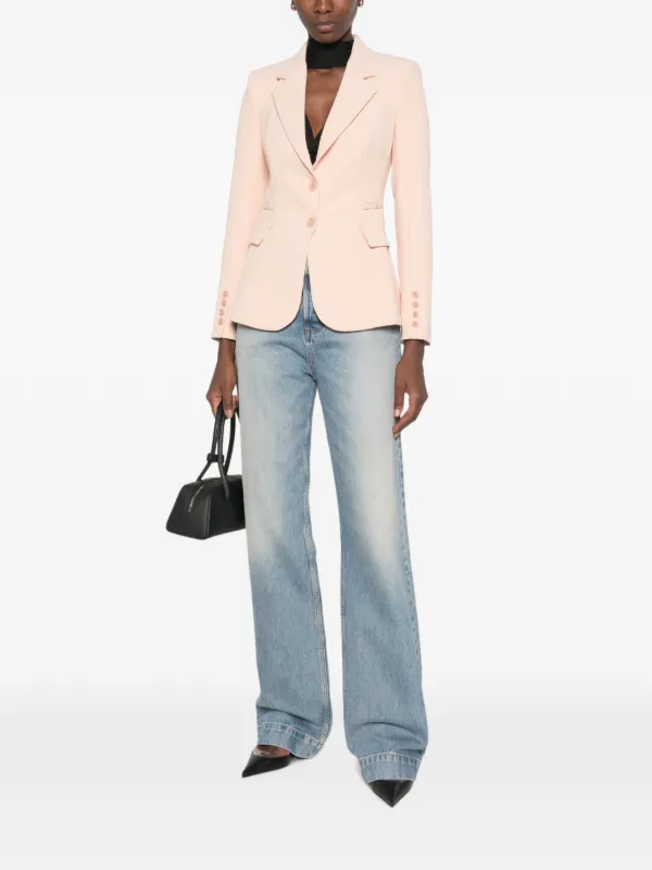 Elisabetta Franchi Jacket In Double Layer Stretch Crêpe Fabric