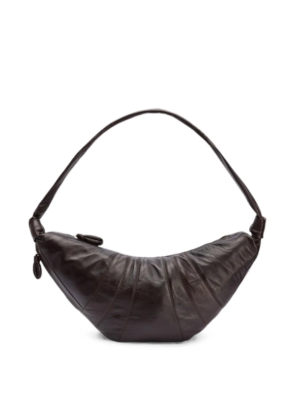 LEMAIRE Croissant leren tas Bruin