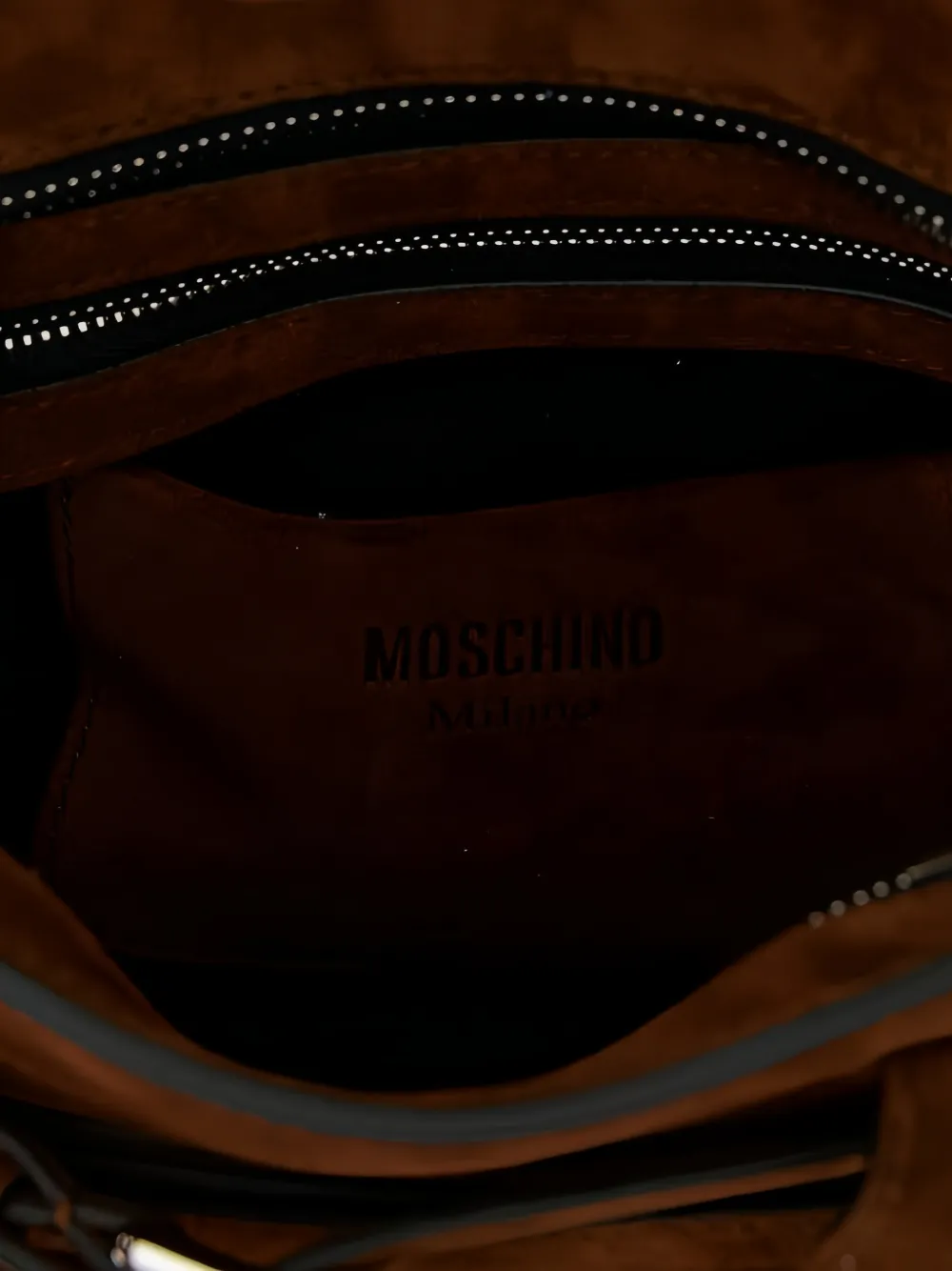 Moschino Tie Me handtas Bruin