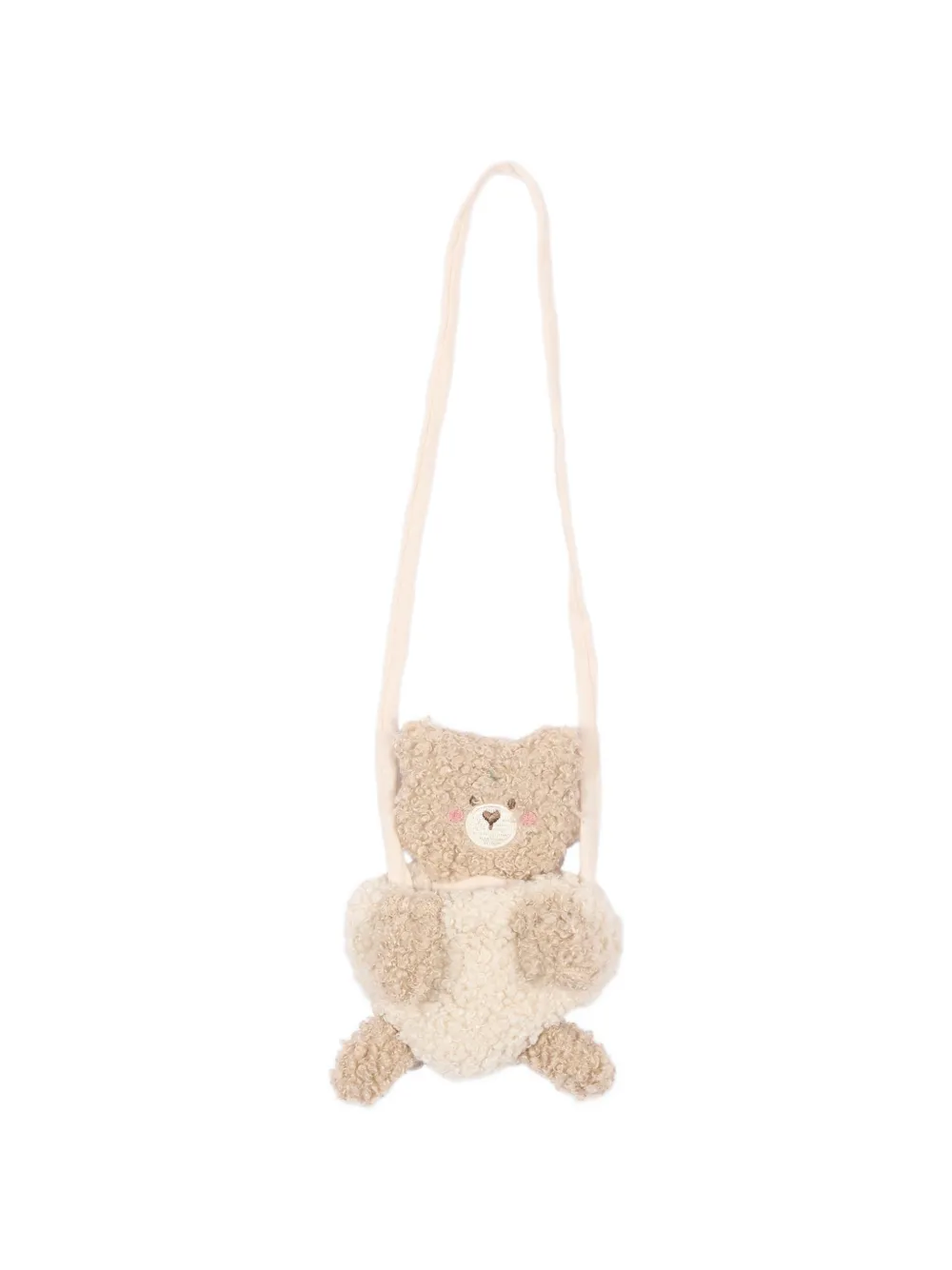 Mayoral Jurk met fleece vlak en lange mouwen Beige