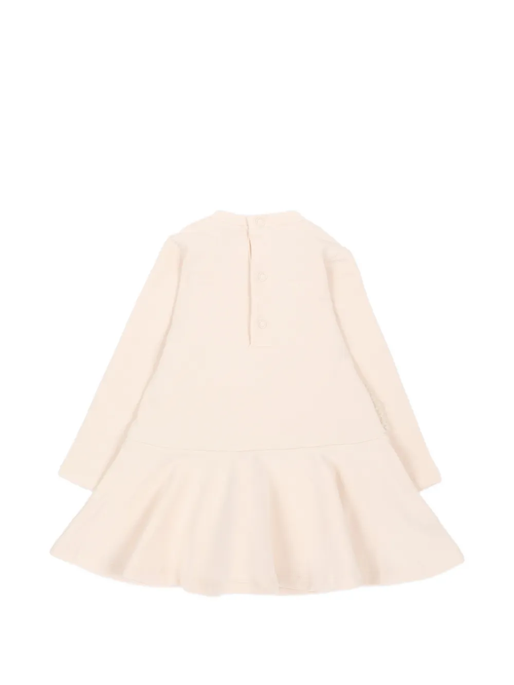 Mayoral Jurk met fleece vlak en lange mouwen Beige