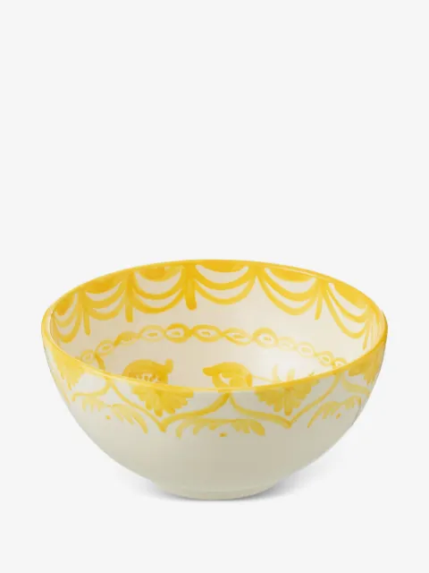 J-LINE Granada floral-print bowl