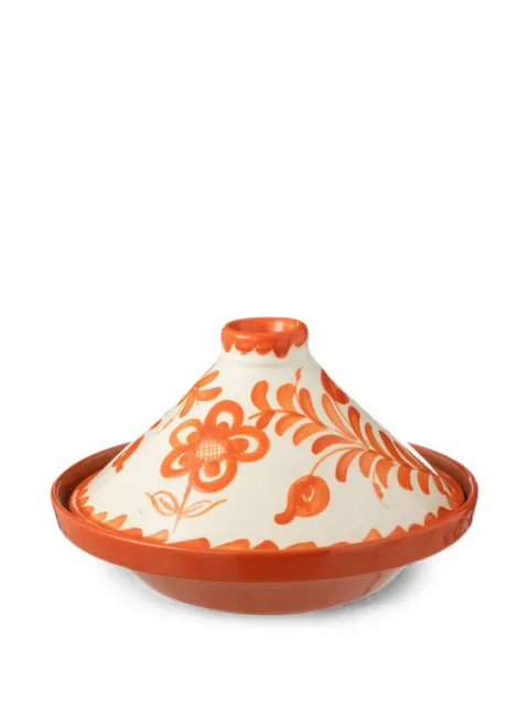 J-LINE Granada floral-print tagine