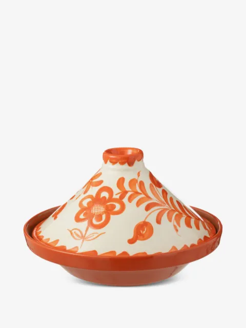 J-LINE Granada floral-print tagine