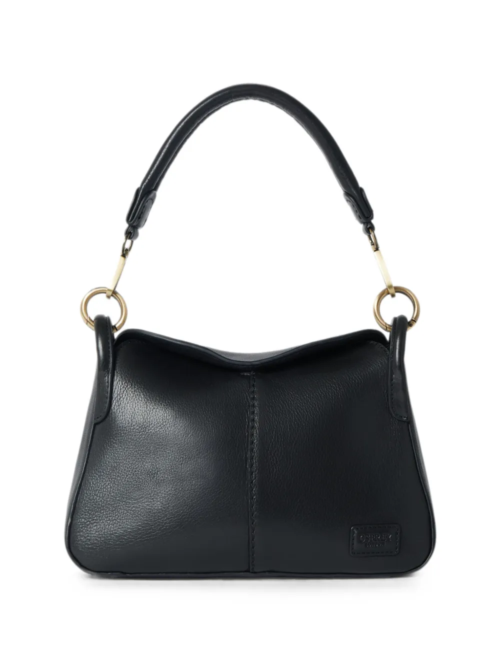 Osprey The Oxford pebbled leather shoulder bag - Nero