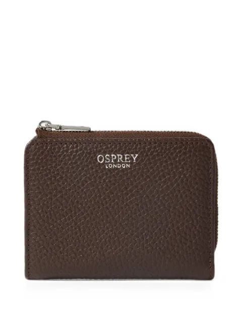 Osprey medium Core leather zip-around wallet