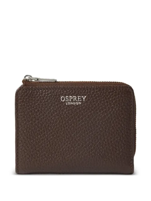 Osprey medium Core leather zip-around wallet