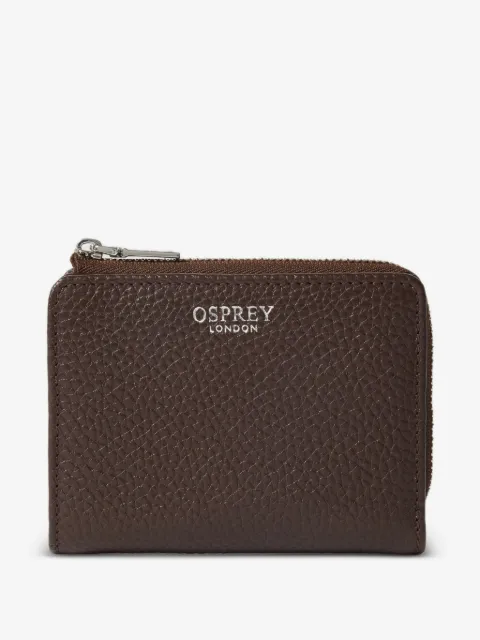 Osprey medium Core leather zip-around wallet