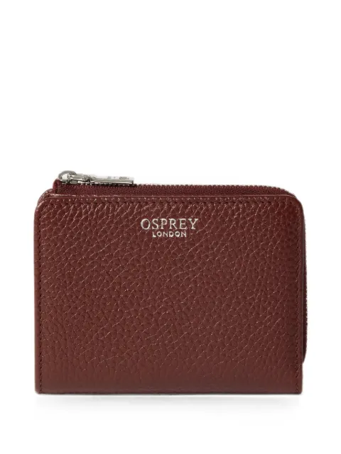 Osprey grainy leather wallet