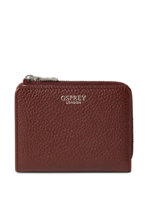 Osprey grainy leather wallet