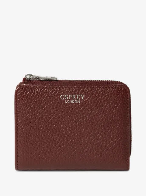 Osprey London grainy leather wallet