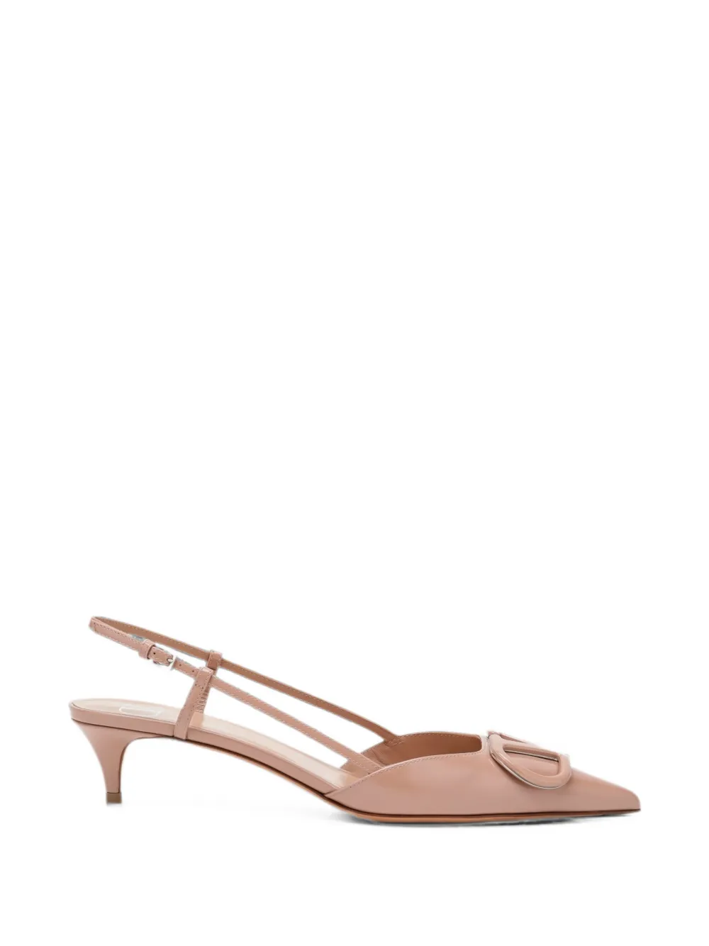Valentino Garavani VLogo Signature slingback pumps Beige