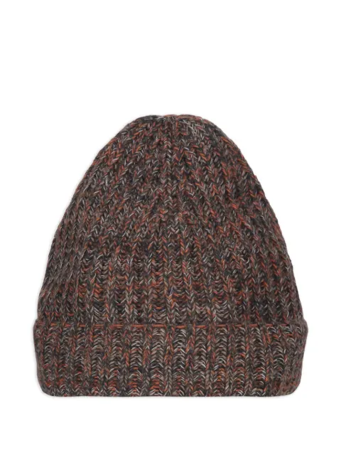 Malo ribbed-knit cashmere beanie hat