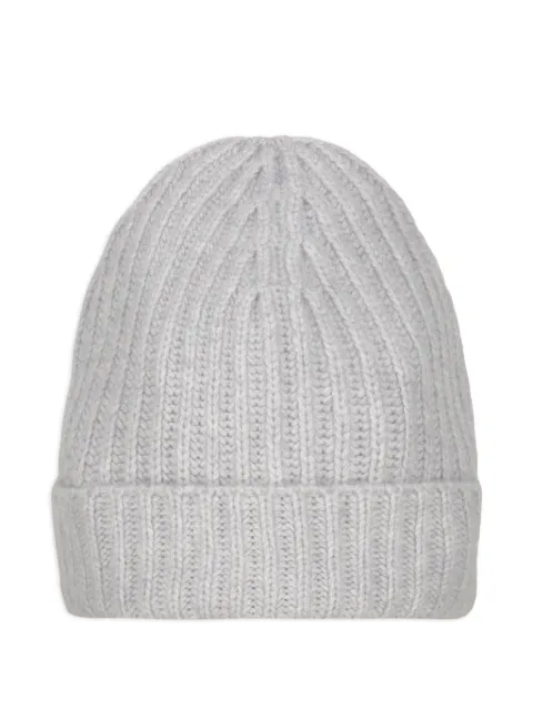 Malo ribbed-knit cashmere beanie hat