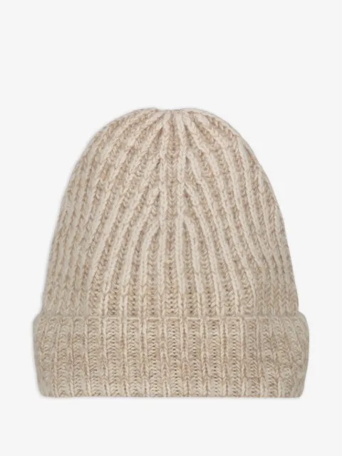 Malo gorro tejido de canalé