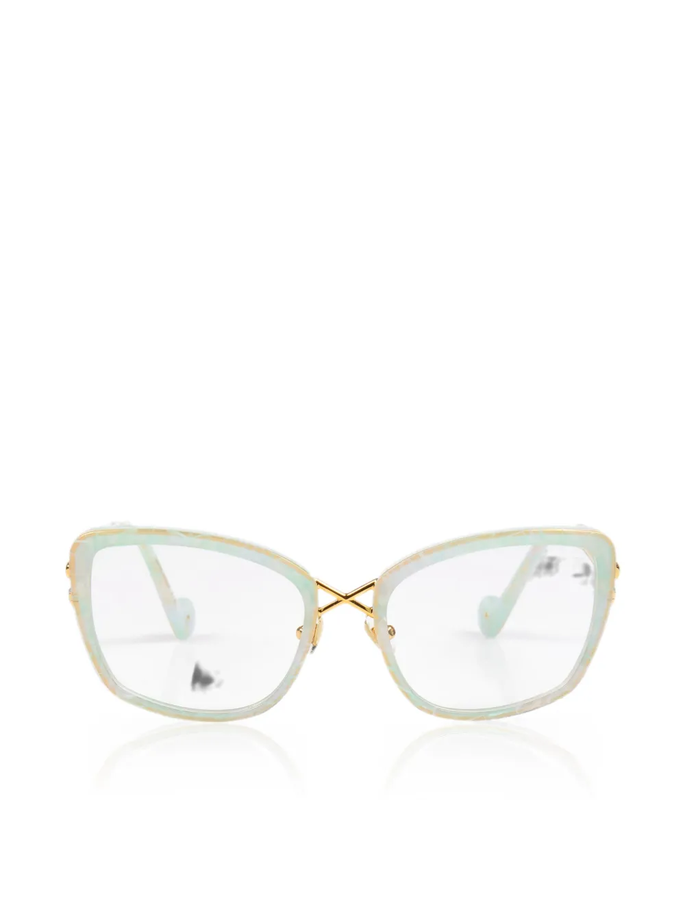 ANNA-KARIN KARLSSON Lacroix cat-eye glasses - Verde
