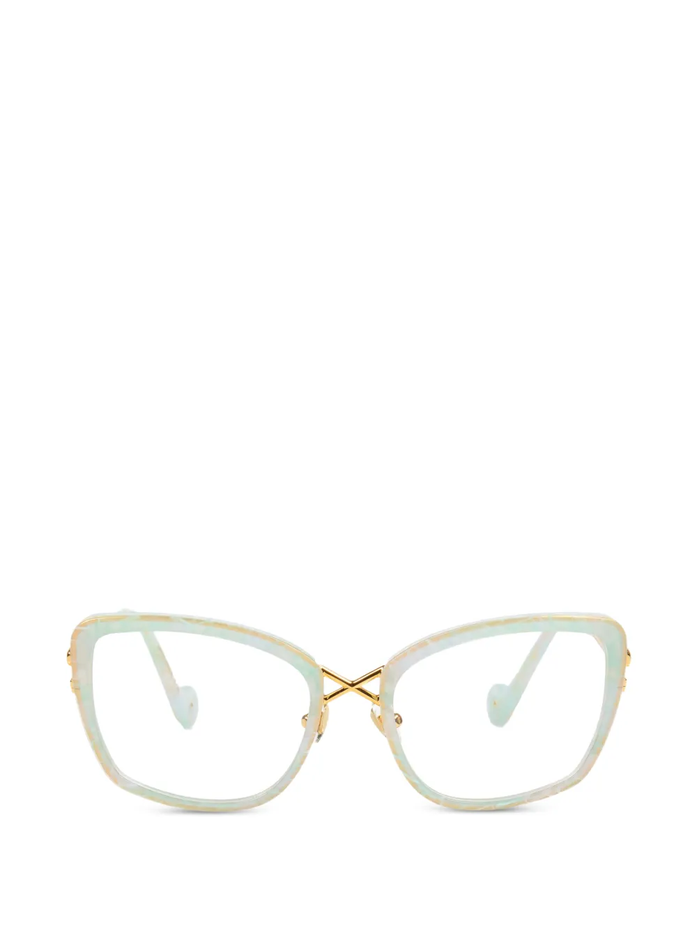 ANNA-KARIN KARLSSON Lacroix cat-eye glasses - Verde