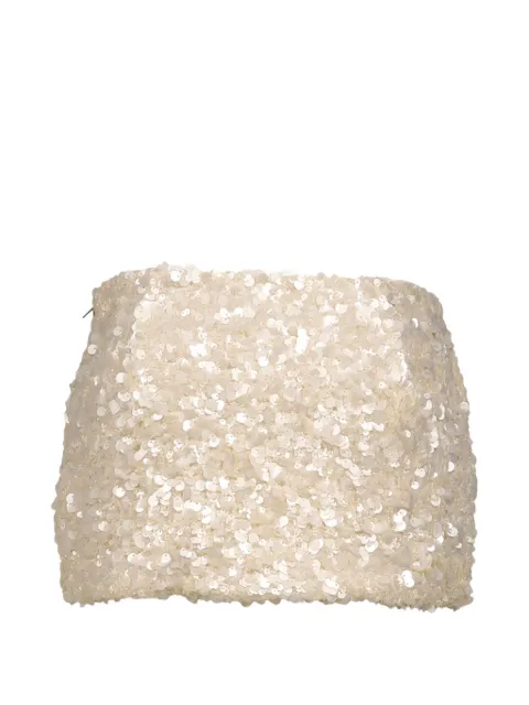 GLOWNY Twinkle sequin-embellished mini skirt