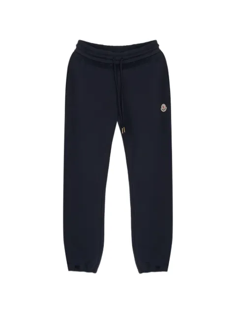 Moncler logo cotton-blend fleece sweatpants