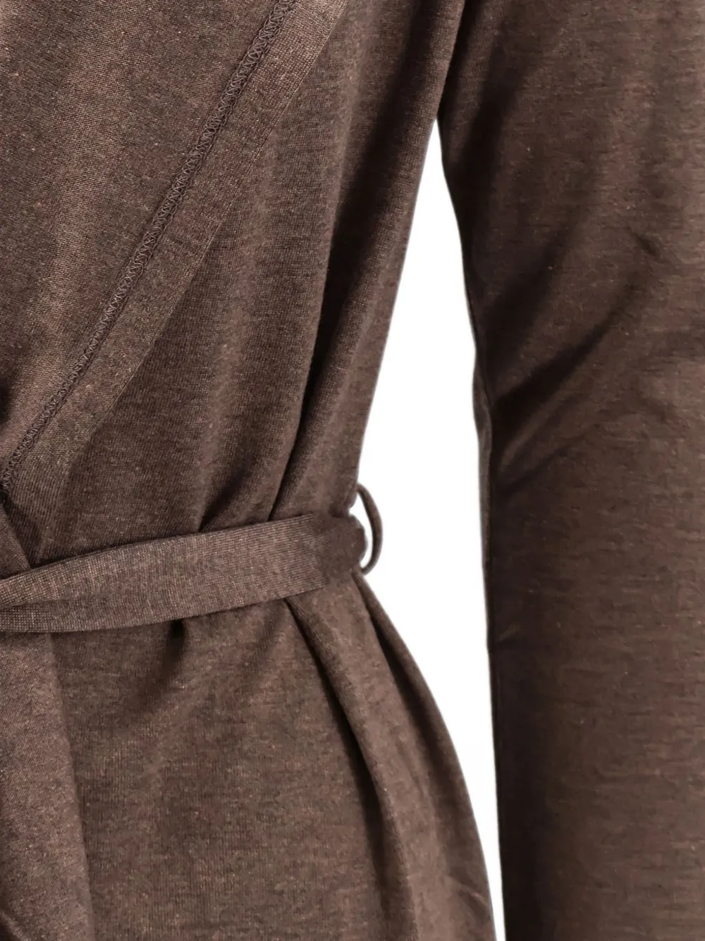Max Mara Vest van lyocellmix met ceintuur Bruin
