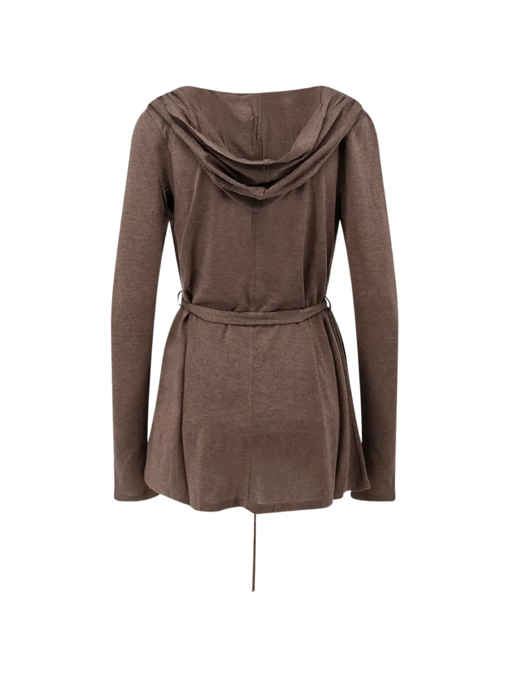 Max Mara Vest van lyocellmix met ceintuur Bruin