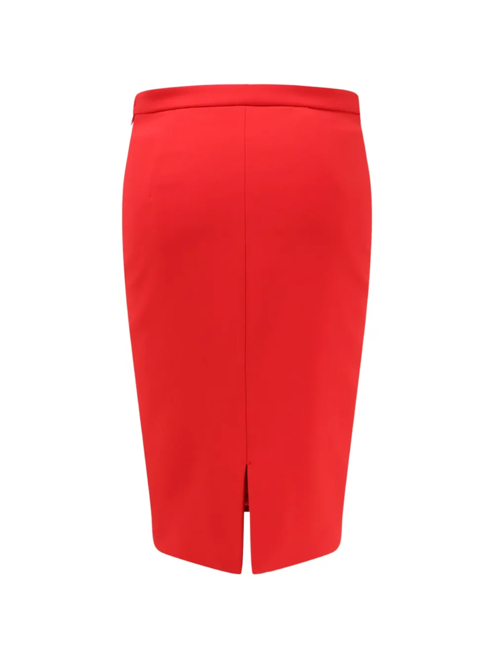 Elisabetta Franchi Midi-kokerrok met verfraaiing Rood