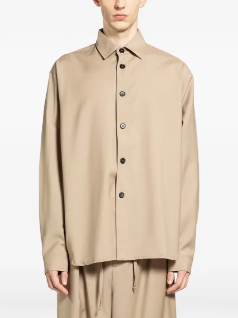 ROSE BURRITO virgin wool overshirt