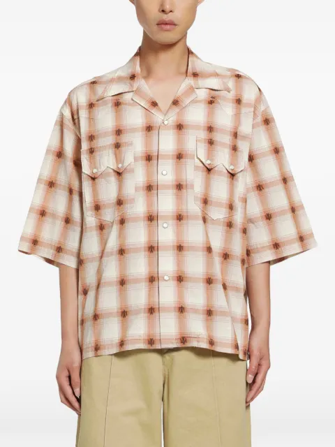 KAPITAL Thunderbird check shirt