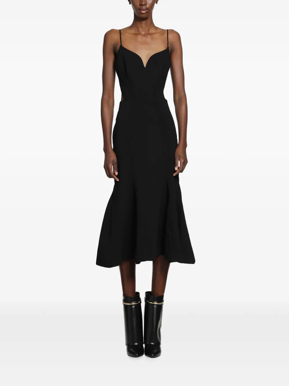 Givenchy open-back midi dress - Nero