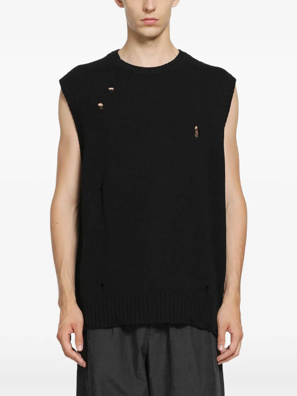 Undercover Gilet in maglia - Nero