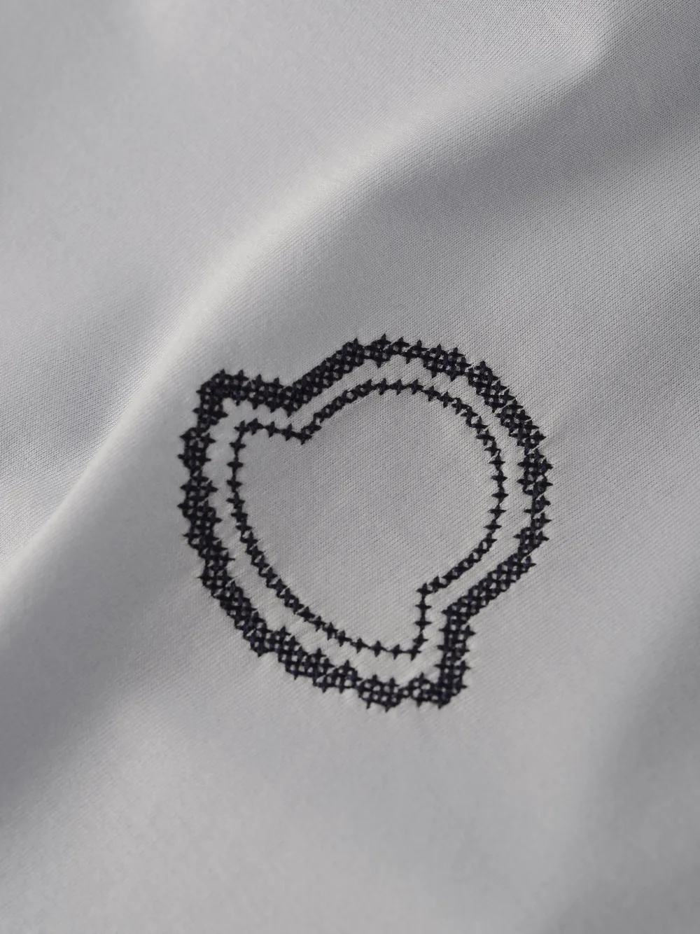 Moncler logo-patch T-shirt Wit