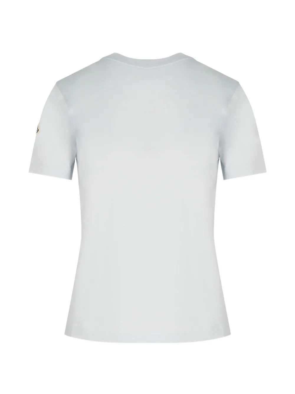 Moncler logo-patch T-shirt Wit