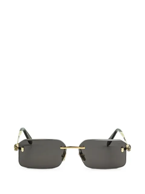 Bvlgari Serpenti rimless square-shaped sunglasses