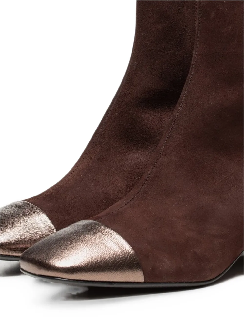 Poche Paris metallic-tip ankle boots Bruin