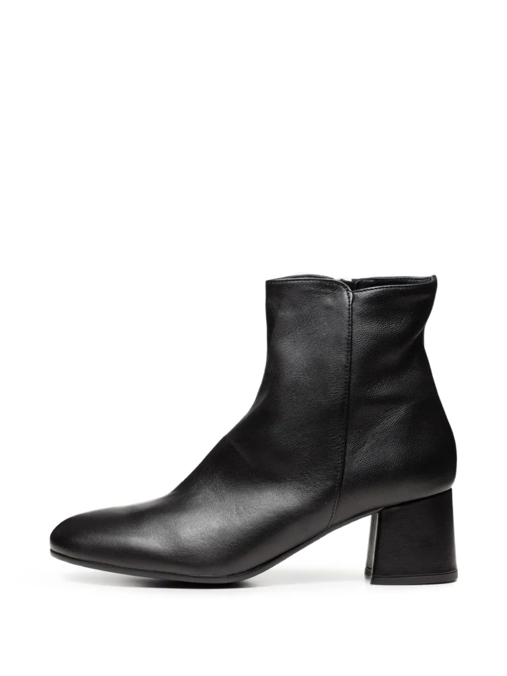 Poche Paris leather ankle boots Zwart