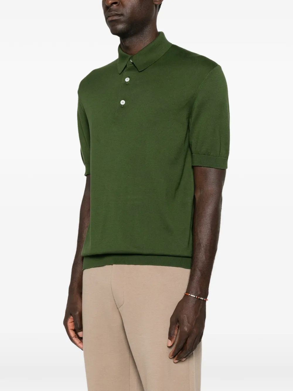 Zegna short-sleeve polo shirt Groen