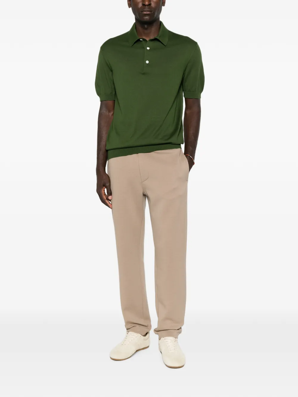 Zegna short-sleeve polo shirt Groen