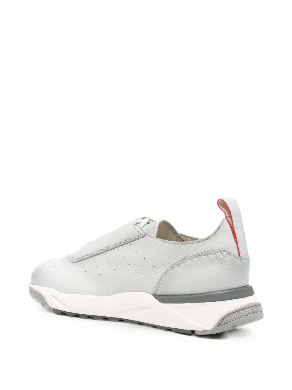 Santoni perforated sneakers Grijs