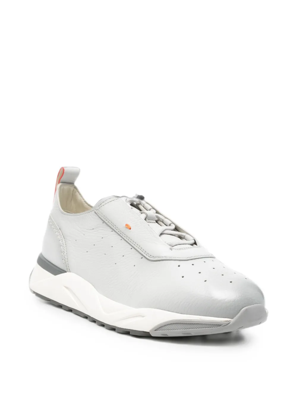 Santoni perforated sneakers Grijs