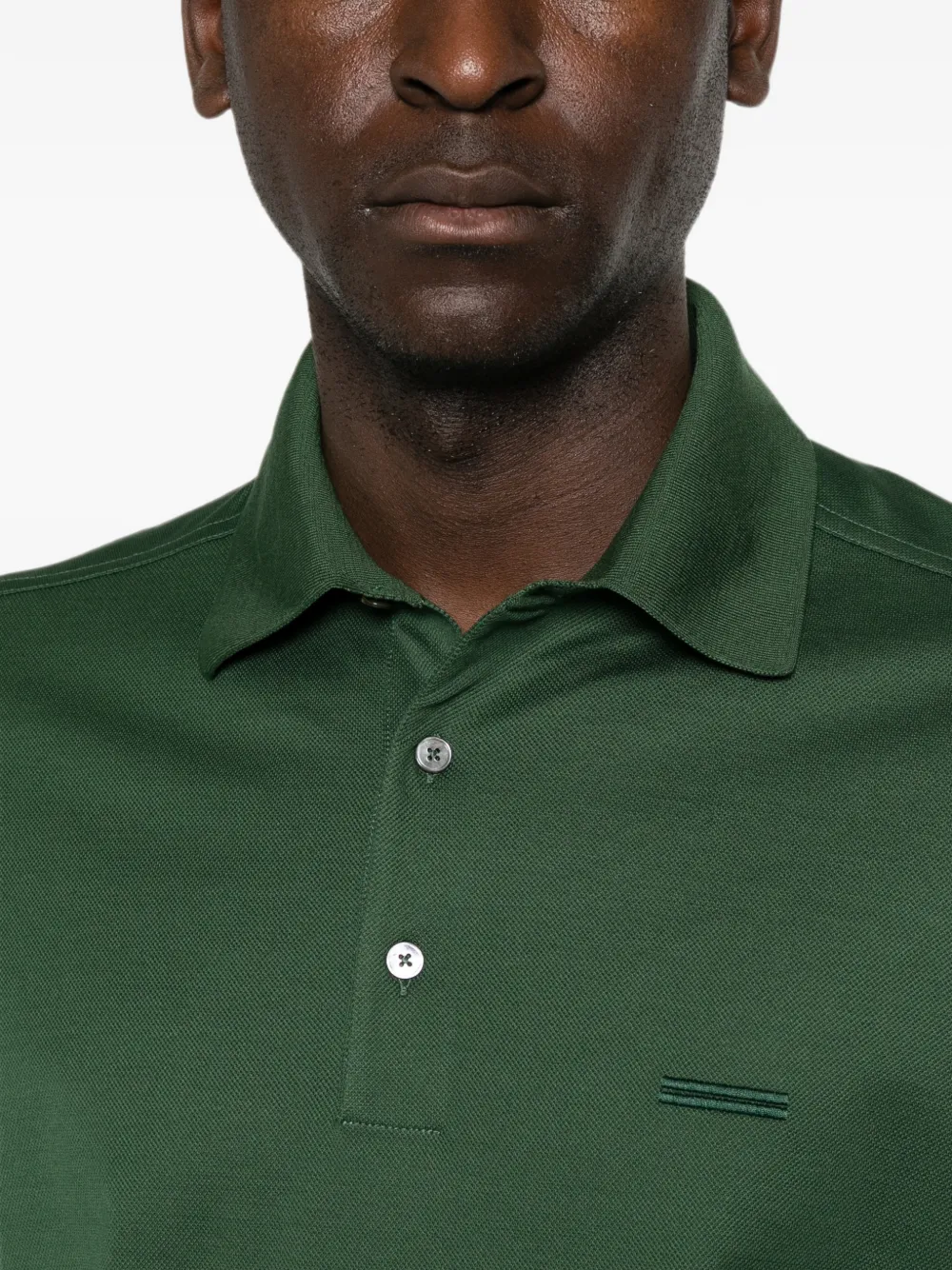 Zegna Poloshirt met korte mouwen Groen