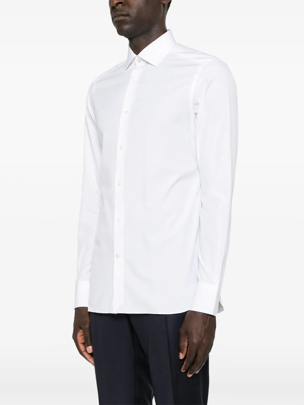 Zegna Overhemd met lange mouwen Wit